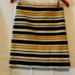 LOFT Short Cool Skirt,Coastal, Ivory, Sand, Black,(28" x18")Loft SZ:00,Quality!!